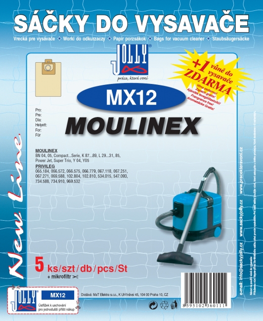 MX12 - sáček do vysavače MOULINEX