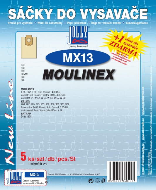 MX13 - sáček do vysavače MOULINEX
