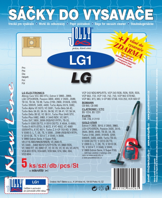 LG1 - sáček do vysavače MOULINEX