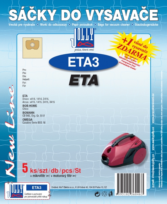 ETA3 - sáček do vysavače