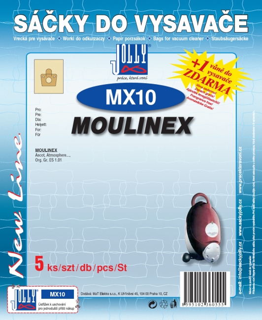MX10 - sáček do vysavače MOULINEX