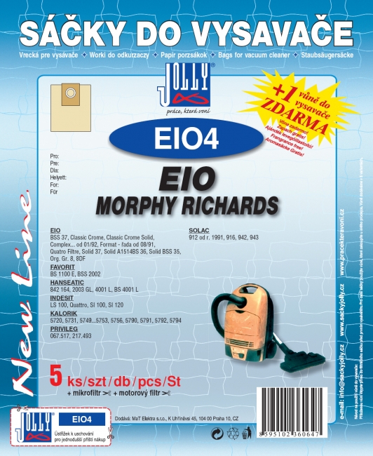 EIO4 - sáček do vysavače DICAFF