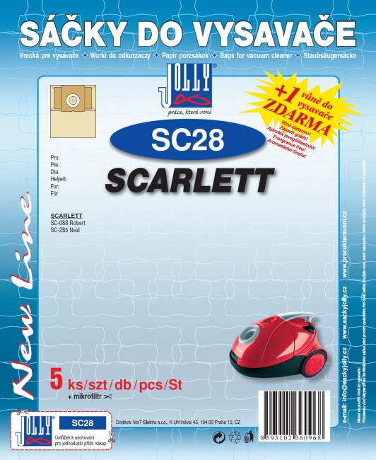 SC28 - sáček do vysavače SCARLETT