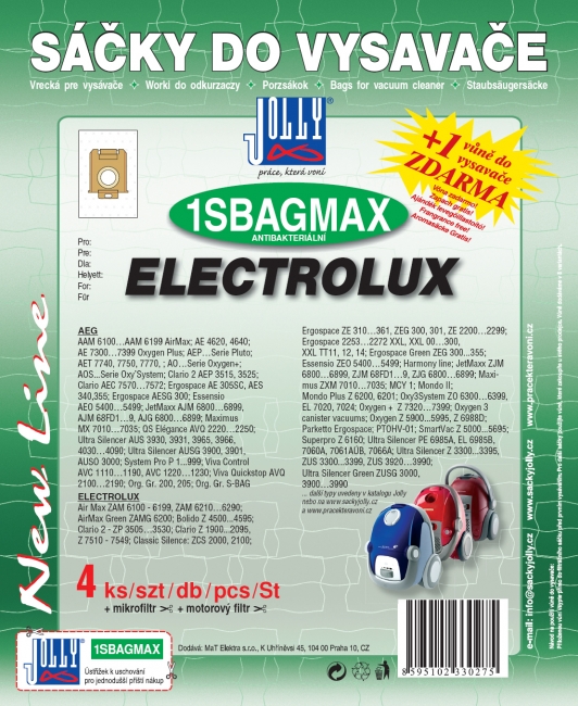 1SBAG MAX - sáček do vysavače ELECTROLUX
