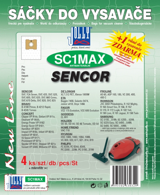 SC1 MAX - sáček do vysavače STEINNER