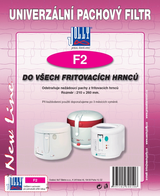 F2 - Pachový filtr do fritovacích hrnců (do víka) 